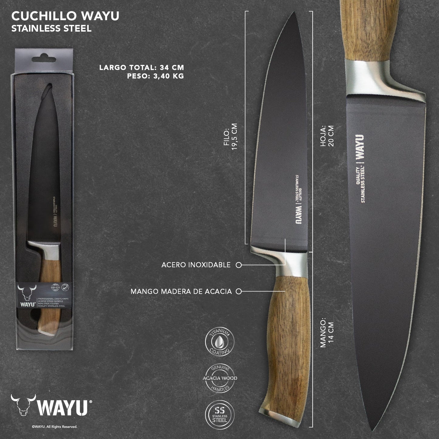 Cuchillo Wayu
