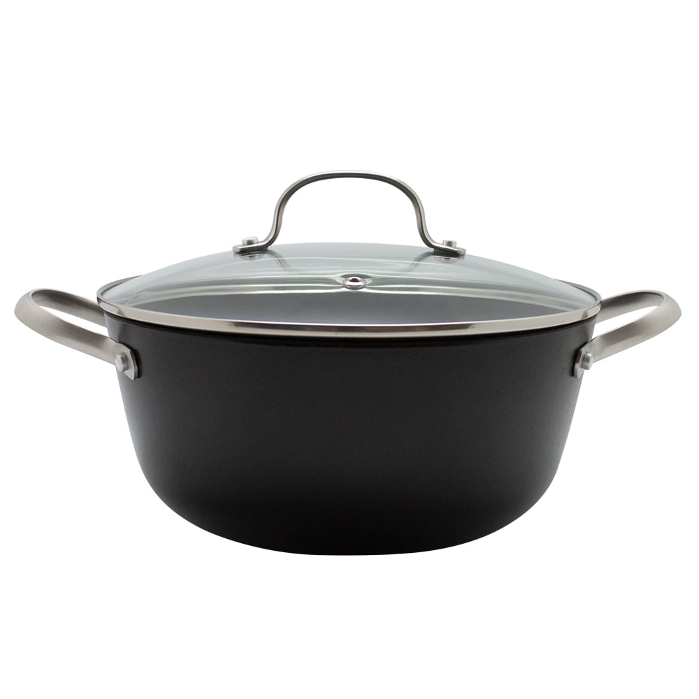 Olla 24Cm con Tapa Iron Cast Honeycomb Wayu