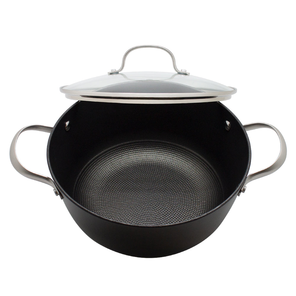 Olla 24Cm con Tapa Iron Cast Honeycomb Wayu